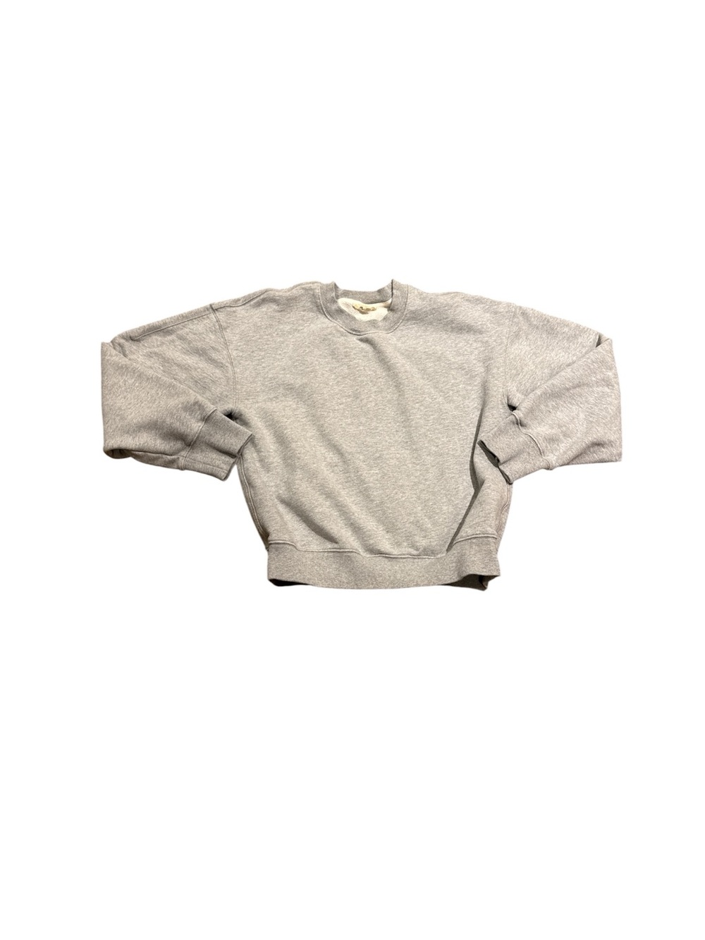 Madewell Crewneck Sweater in Light Gray